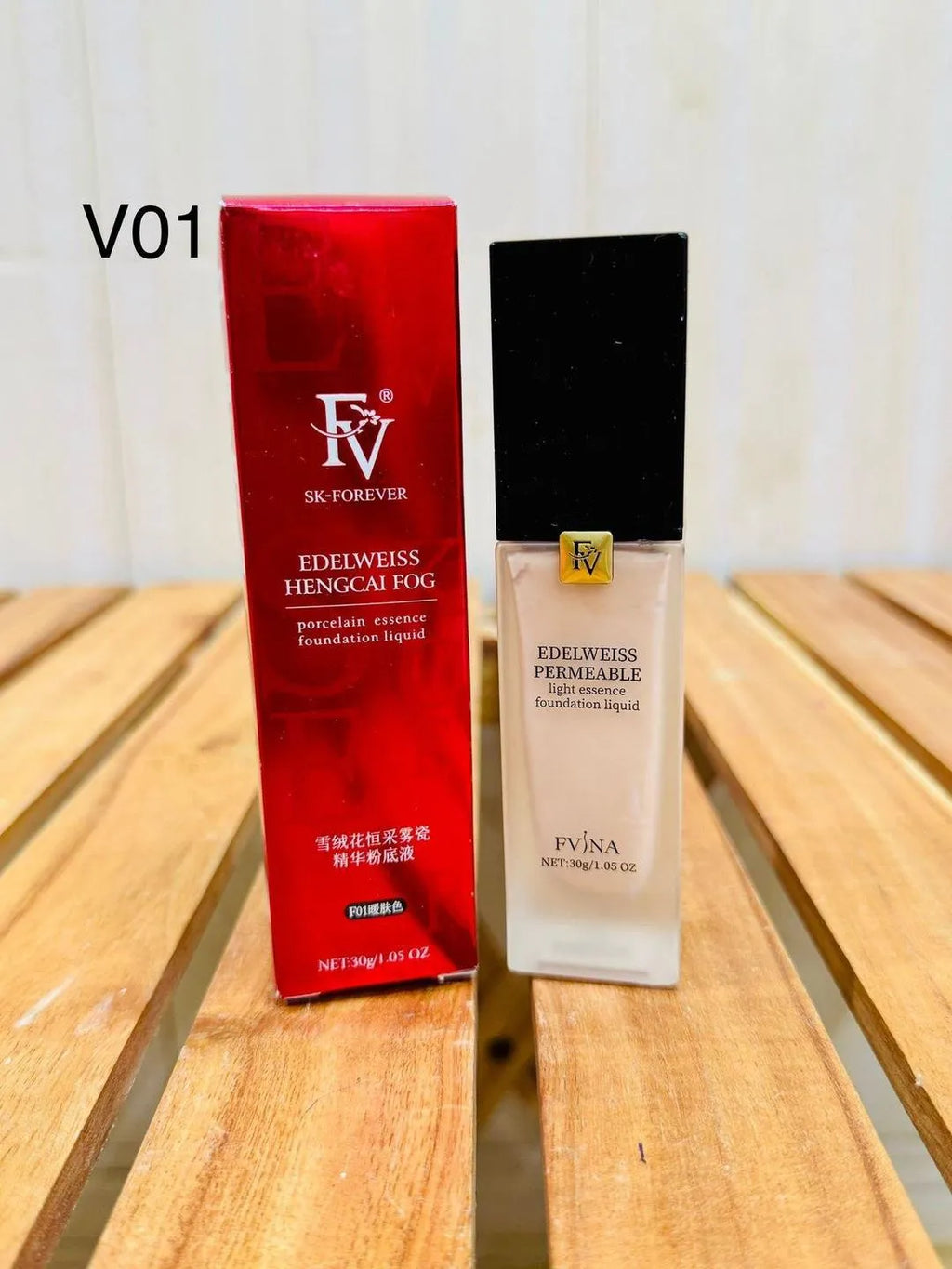 FV Edelweiss Foundation 24Hr Matte Poreless Cover