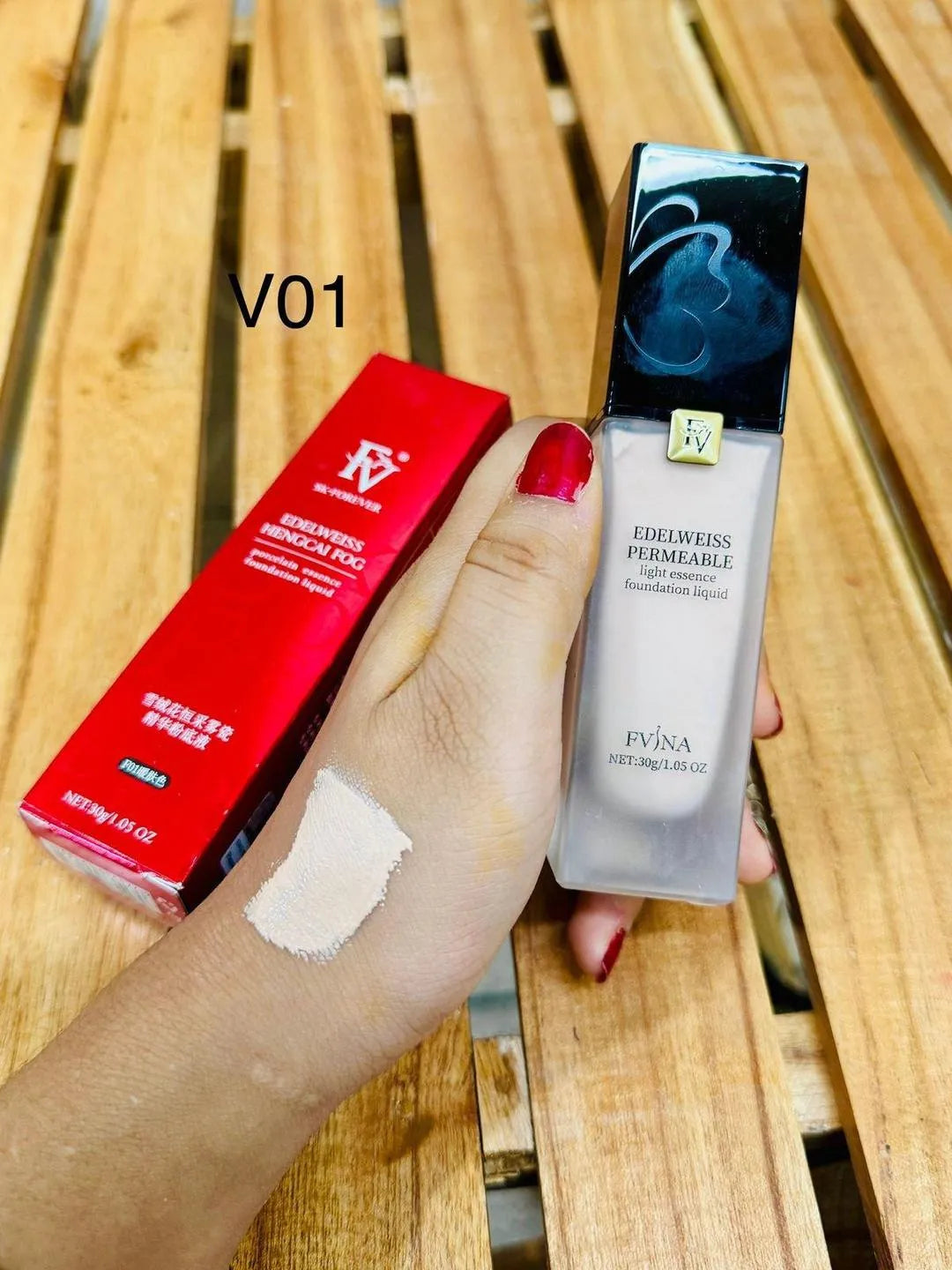 FV Edelweiss Foundation 24Hr Matte Poreless Cover