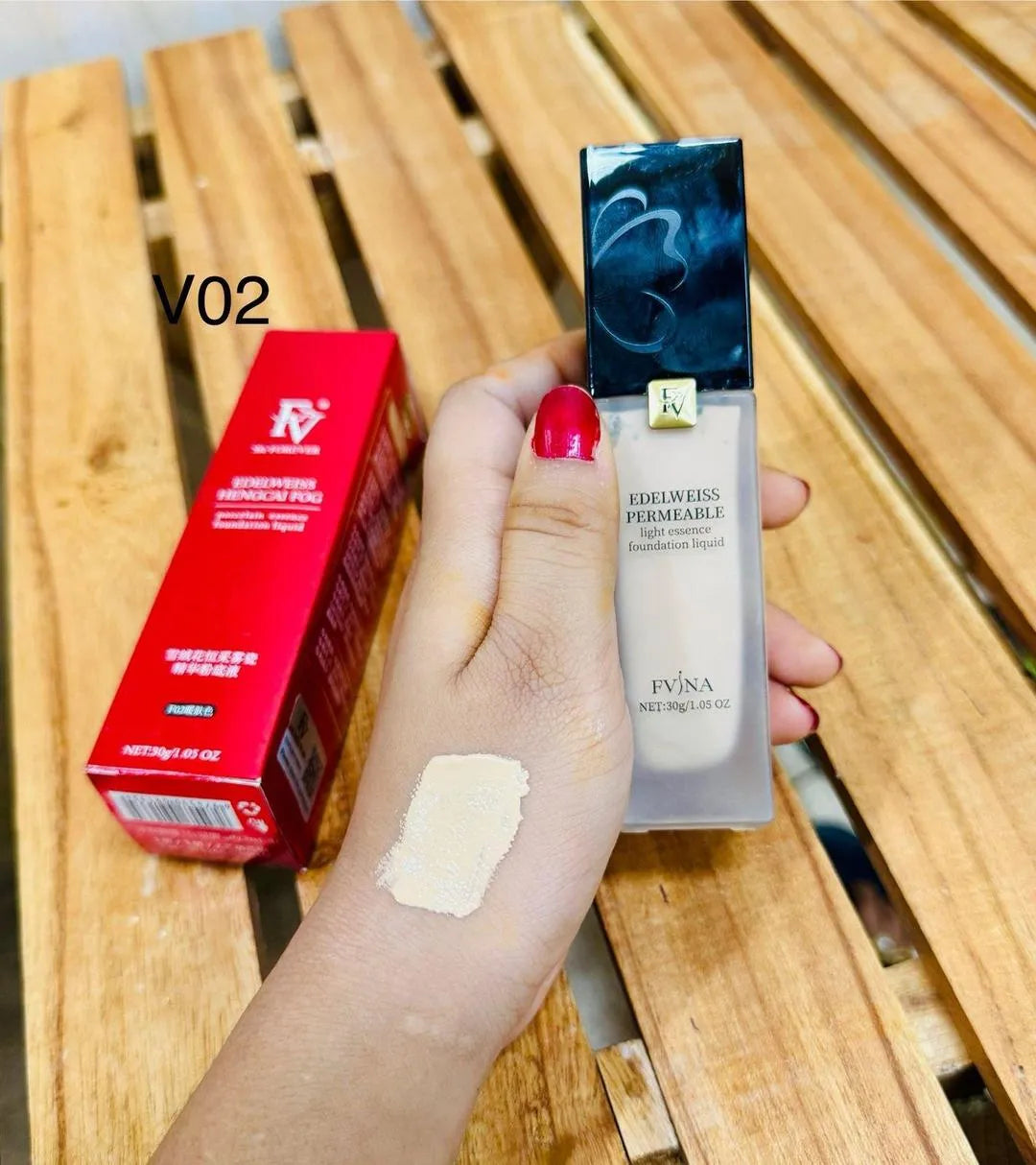 FV Edelweiss Foundation 24Hr Matte Poreless Cover