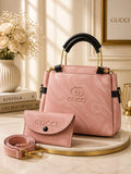 Women's Leather Printed Shoulder Bag