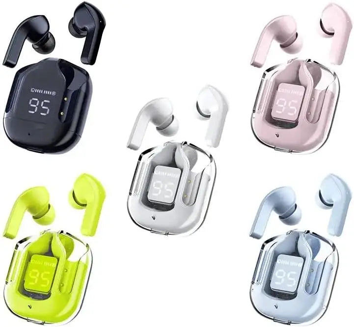 Air31 TWS Wireless Earbuds | Transparent Case | Touch Control | Bluetooth Earphones