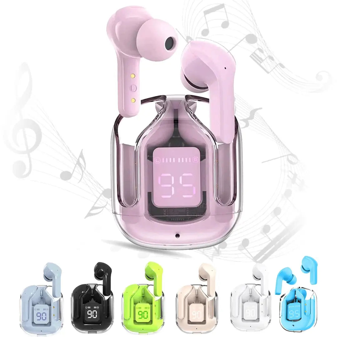 Air31 TWS Wireless Earbuds | Transparent Case | Touch Control | Bluetooth Earphones