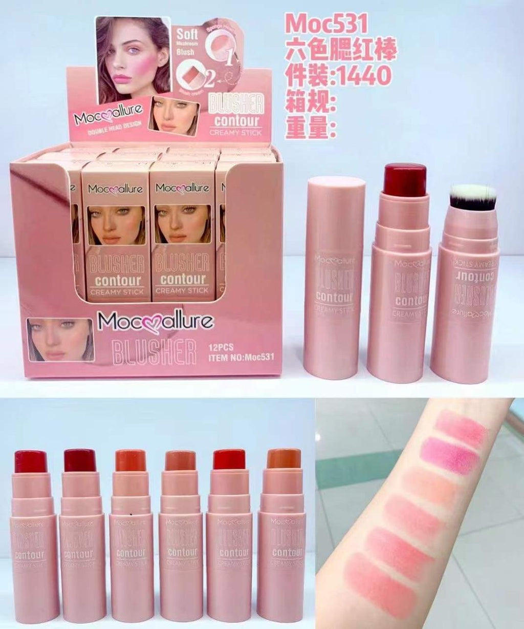 2 in 1 Glowy Blush Stick for Pakistani Skin