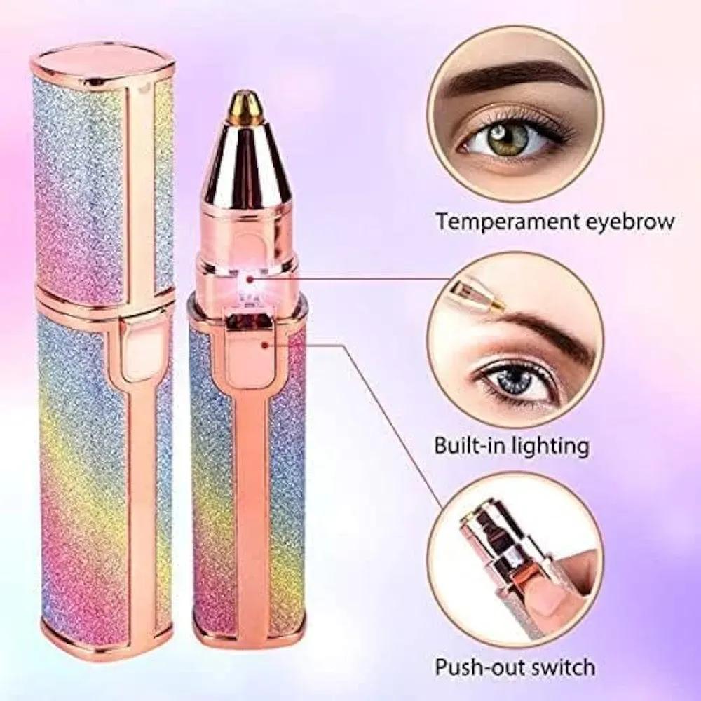 Rechargeable 2-in-1 Eyebrow & Hair Trimmer for Women