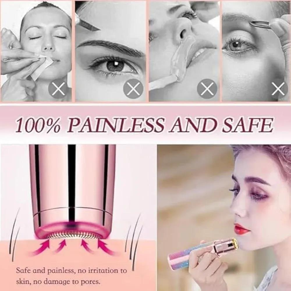 Rechargeable 2-in-1 Eyebrow & Hair Trimmer for Women