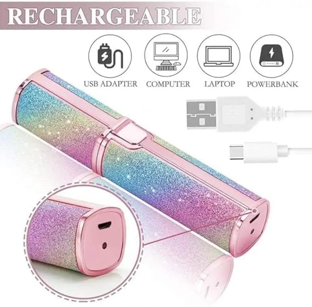 Rechargeable 2-in-1 Eyebrow & Hair Trimmer for Women