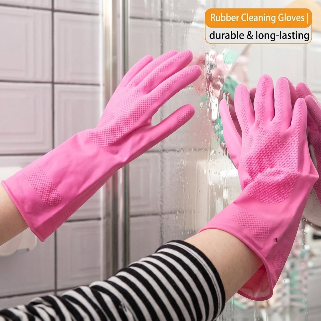 Rubber Kitchen Cleaning Gloves