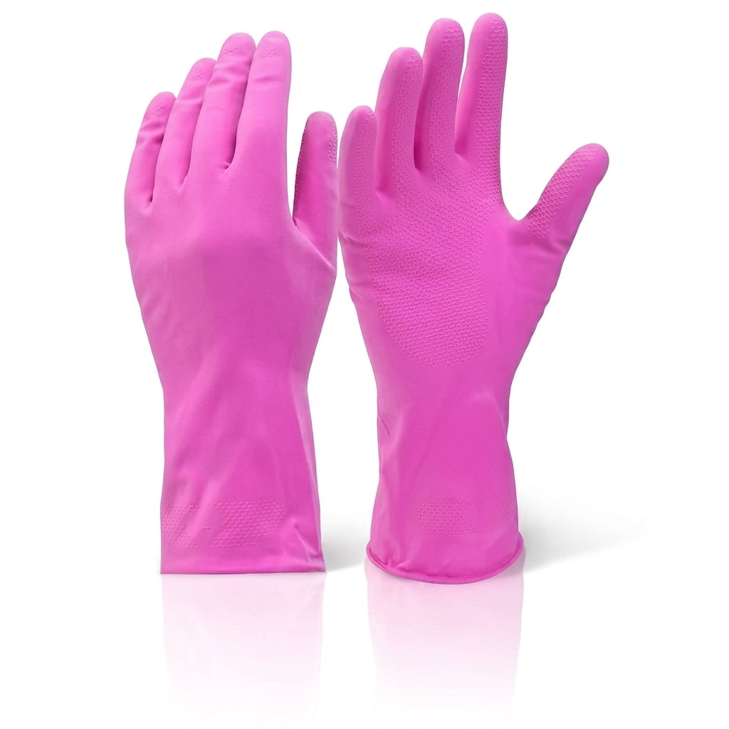 Rubber Kitchen Cleaning Gloves