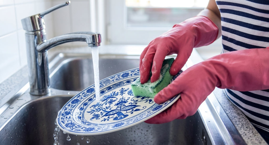 Rubber Kitchen Cleaning Gloves