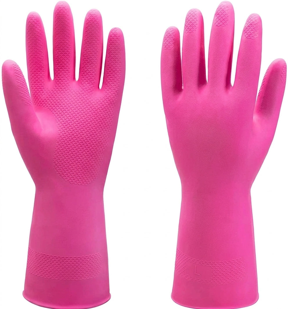 Rubber Kitchen Cleaning Gloves