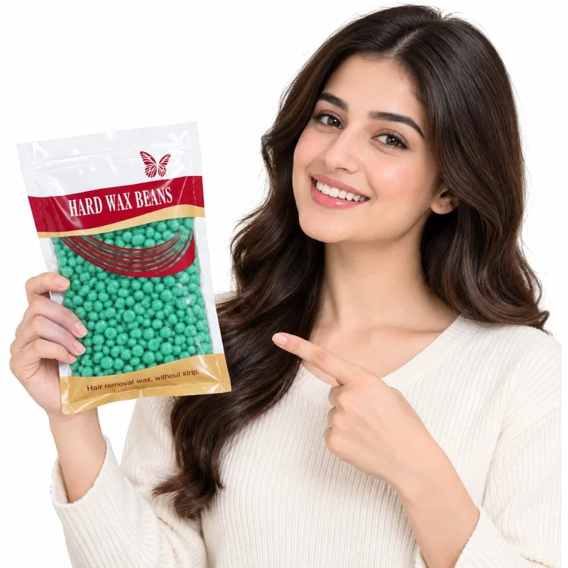 Hard Wax Beans  | Painless Hair Removal Wax Beads for Body & Facial Hair 100g