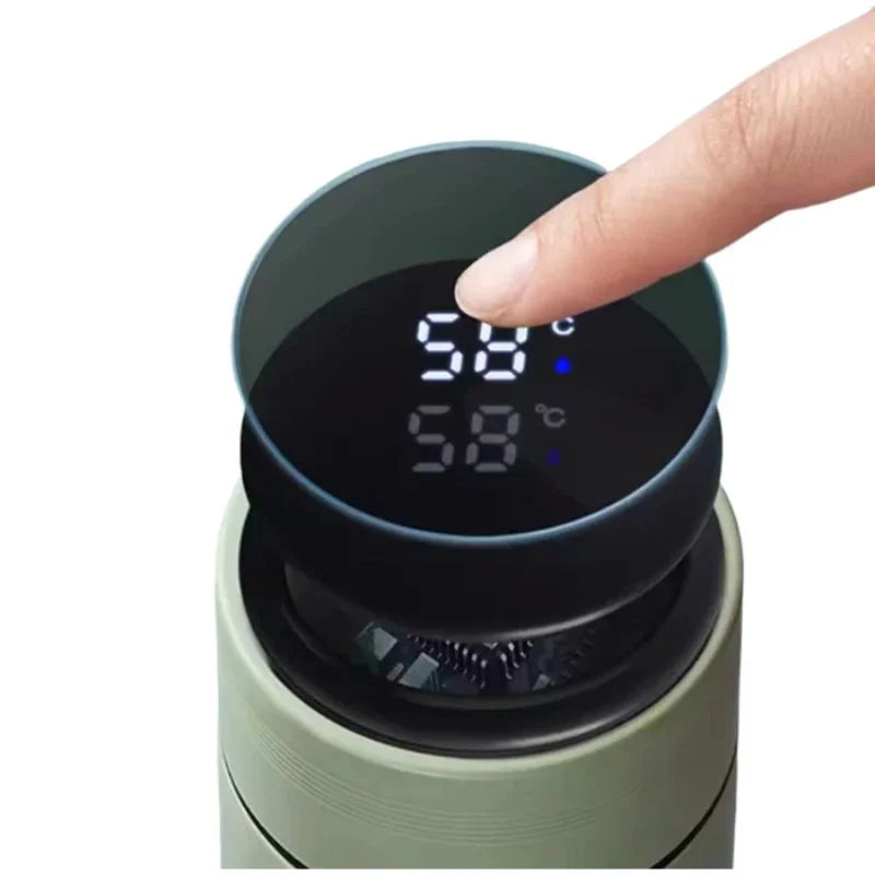 LED Temperature Display Water Bottle