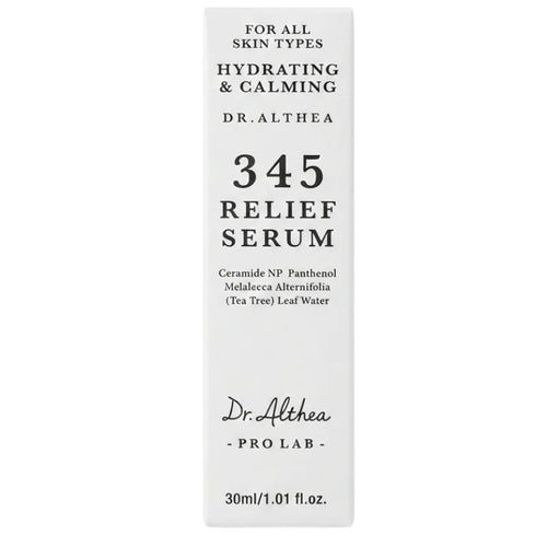 Dr. Althea 345 Relief Serum | Hydrating & Calming Serum with Tea Tree Leaf Water, Ceramide NP & Niacinamide | Barrier Repair & Deep Hydration | 30ml