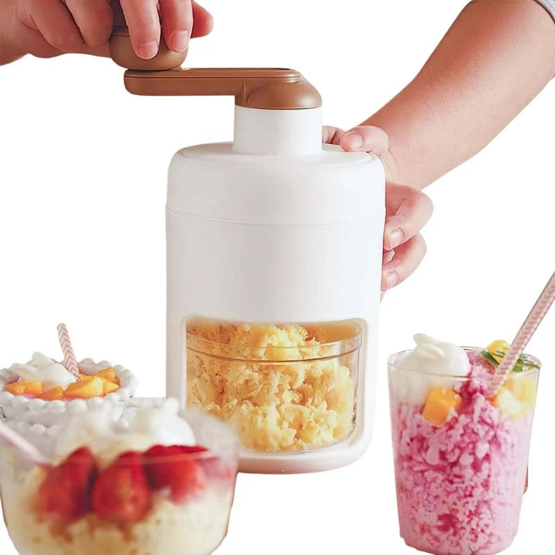 Portable Manual Ice Shaver & Slush Maker