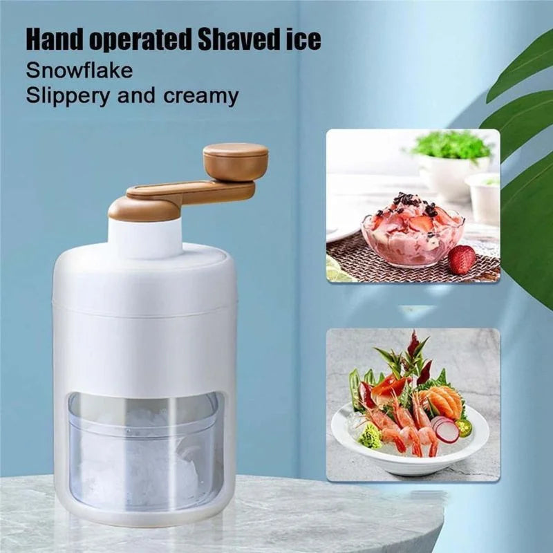 Portable Manual Ice Shaver & Slush Maker